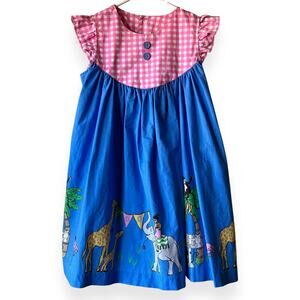 Eleanor Rose Field Trip Zoo Animals Gigi Dress